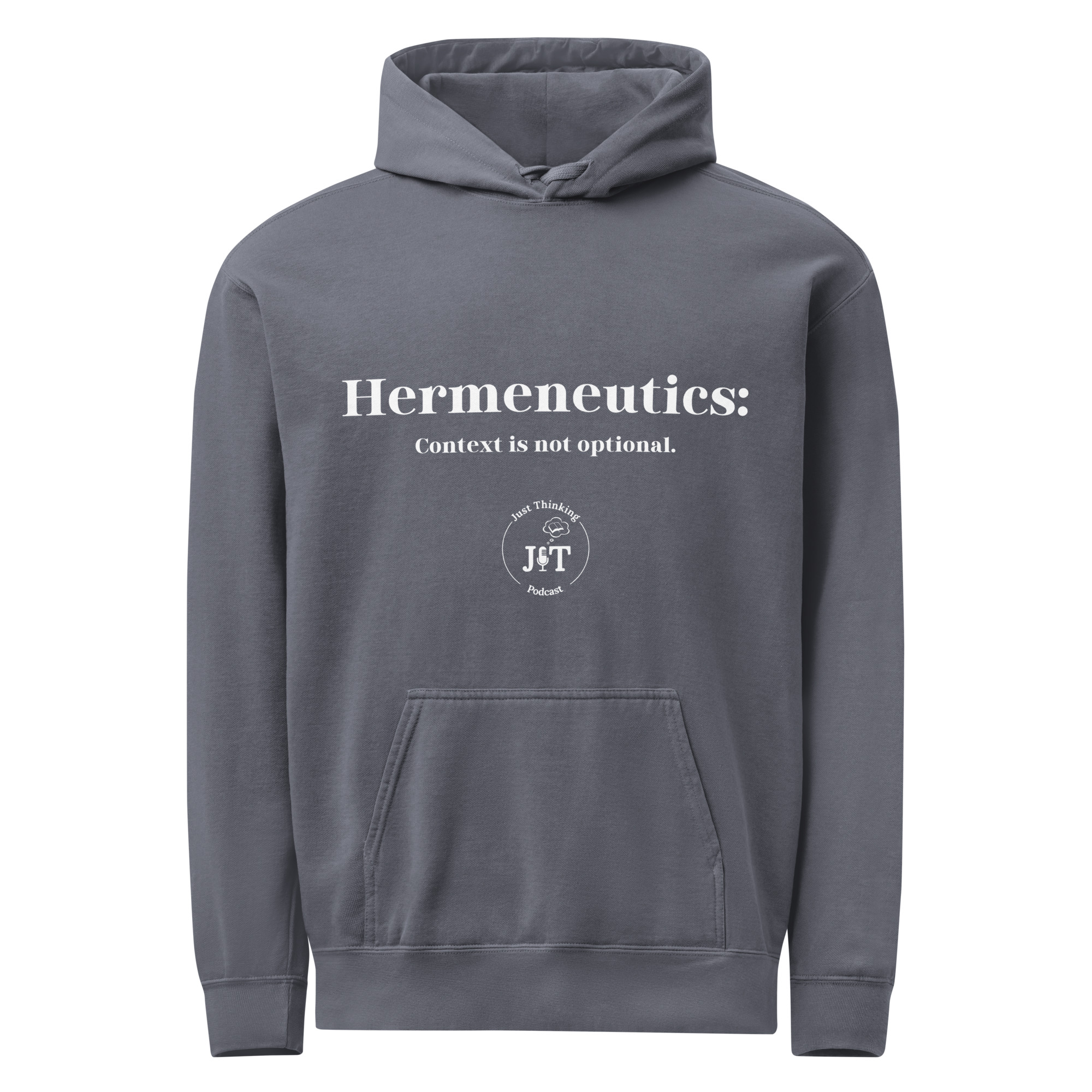 JT Hermeneutics Unisex garment-dyed hoodie - Image 13