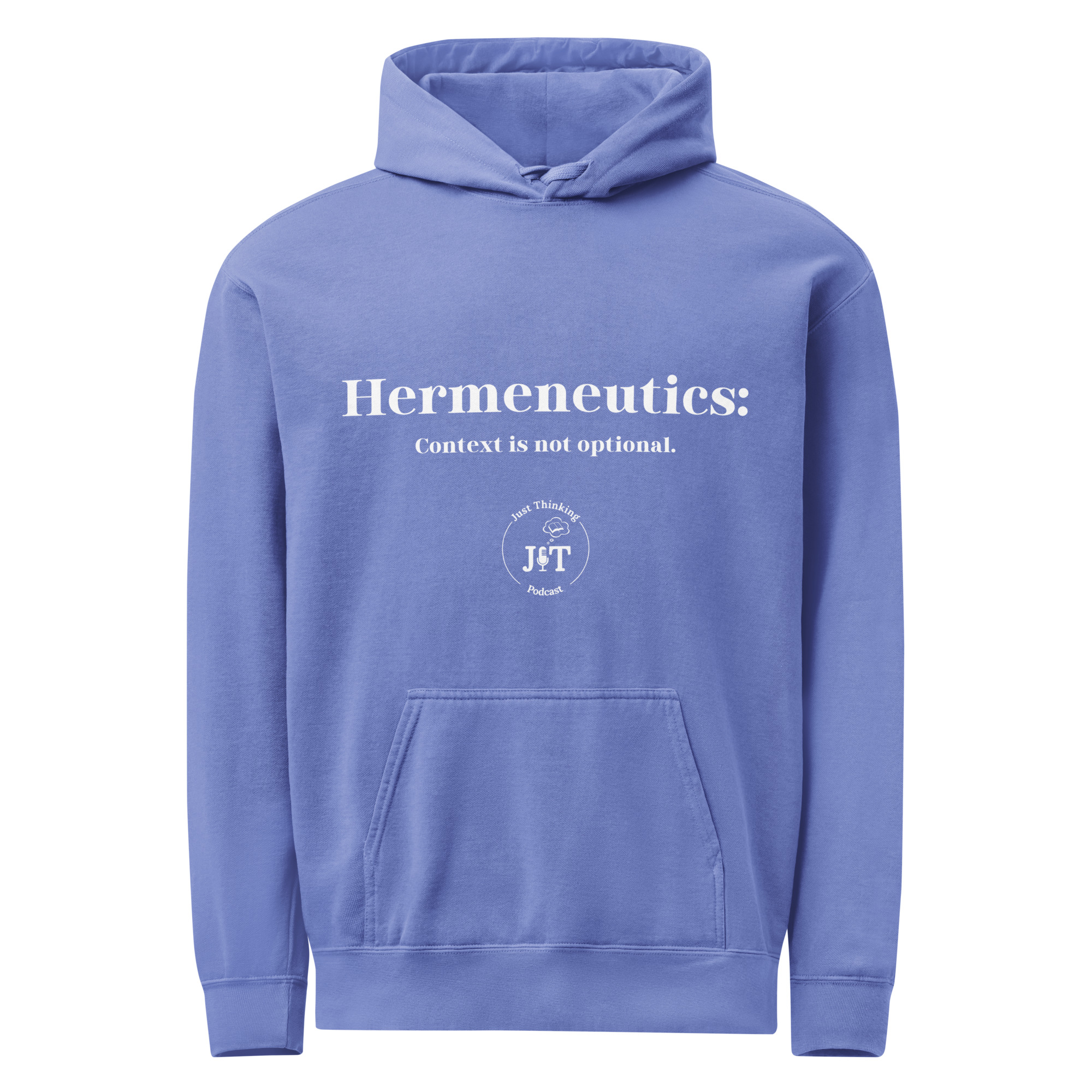 JT Hermeneutics Unisex garment-dyed hoodie - Image 25