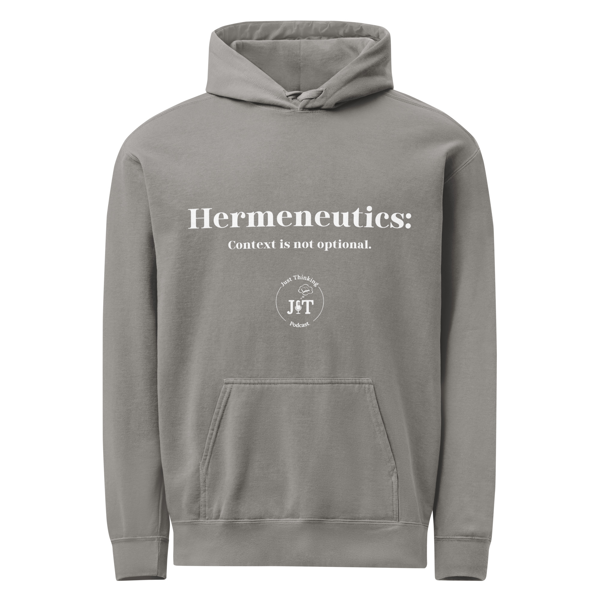 JT Hermeneutics Unisex garment-dyed hoodie - Image 29