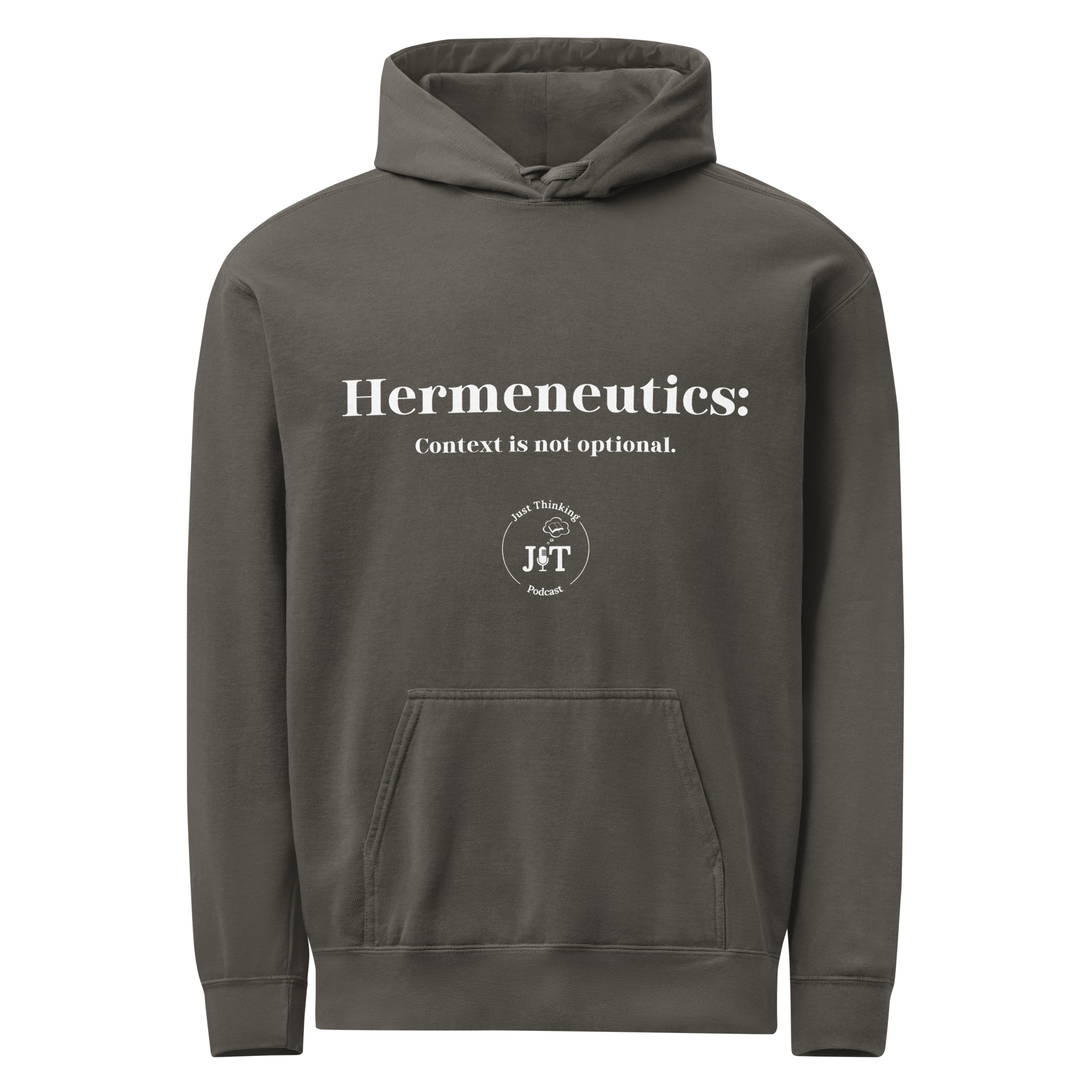 JT Hermeneutics Unisex garment-dyed hoodie - Image 5