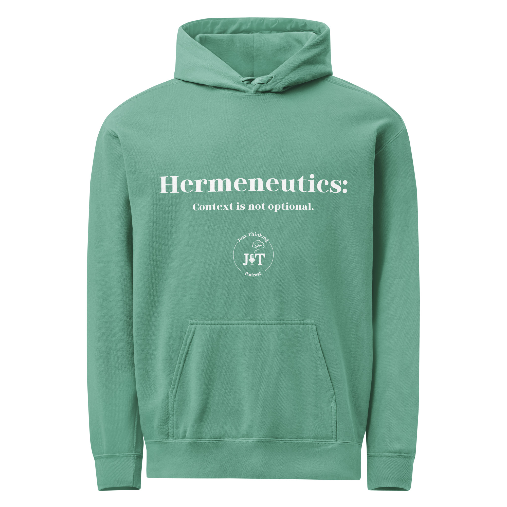 JT Hermeneutics Unisex garment-dyed hoodie - Image 37