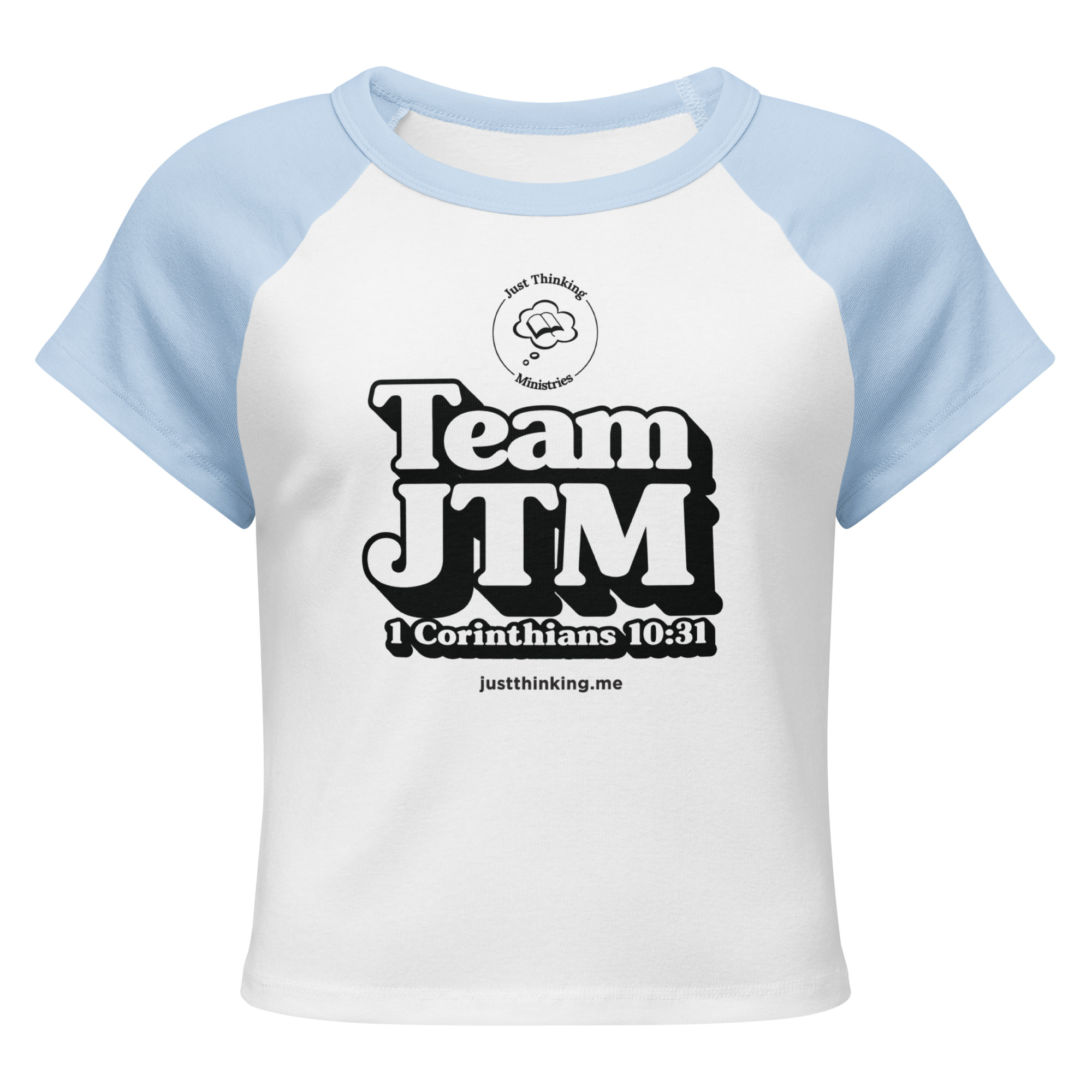 JT Women’s micro rib raglan baby tee - Image 10