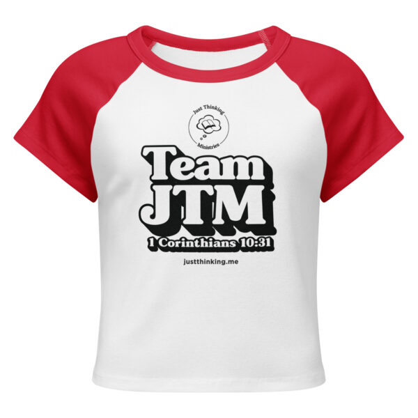 JT Women’s micro rib raglan baby tee - Image 6