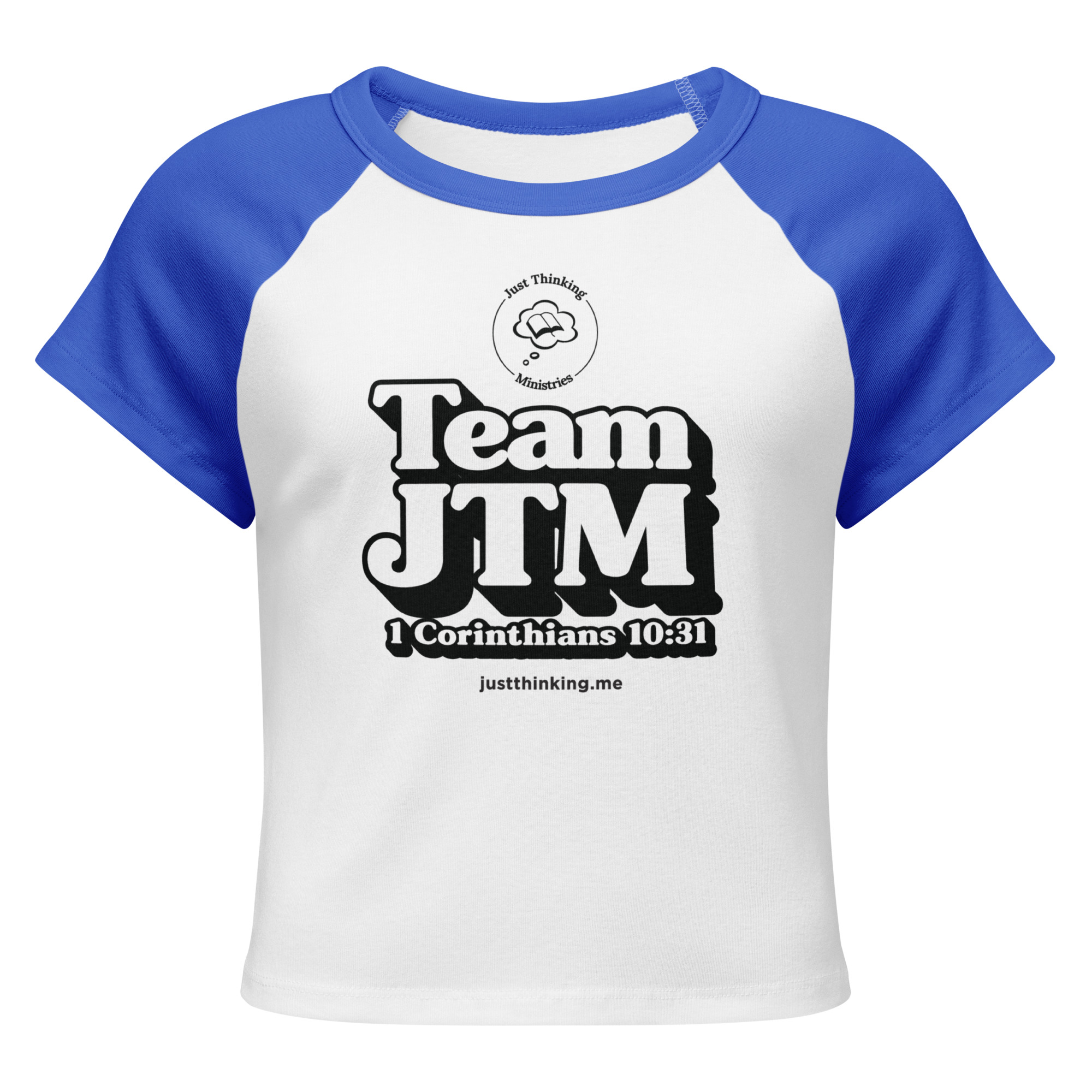 JT Women’s micro rib raglan baby tee - Image 8